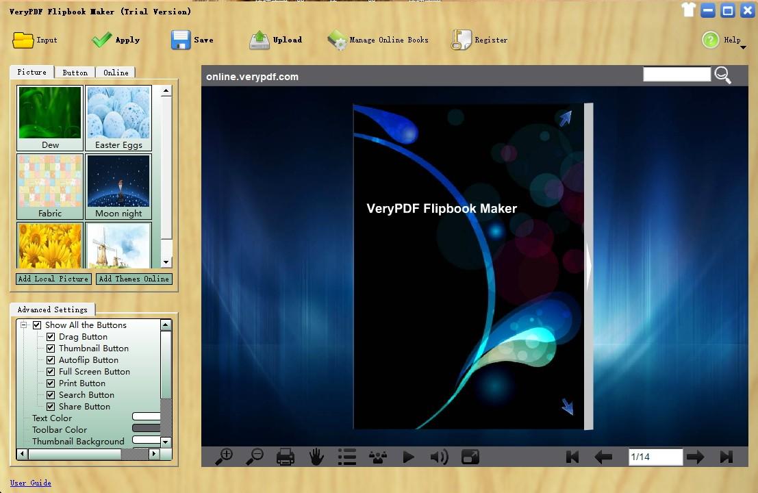 VeryPDF Flipbook Maker下载,动画书制作软件,动画制作