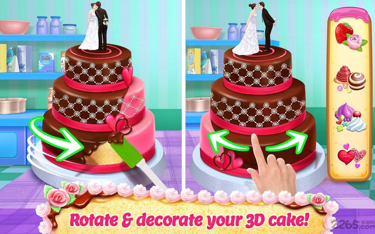 3d模拟蛋糕师内购破解版下载,3d模拟蛋糕师,模拟游戏,休闲游戏